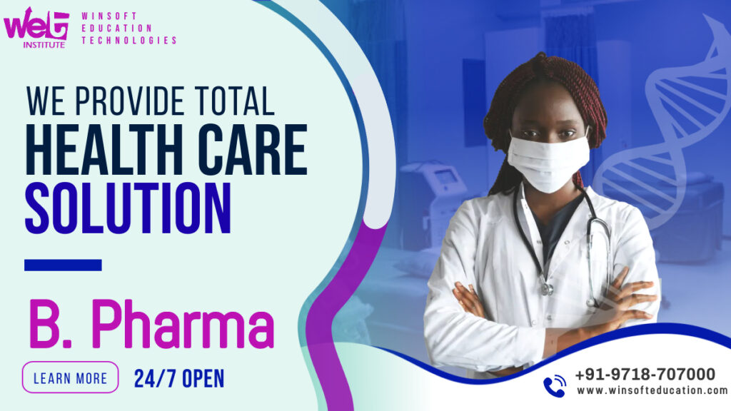 B Pharma Admission open wet institute