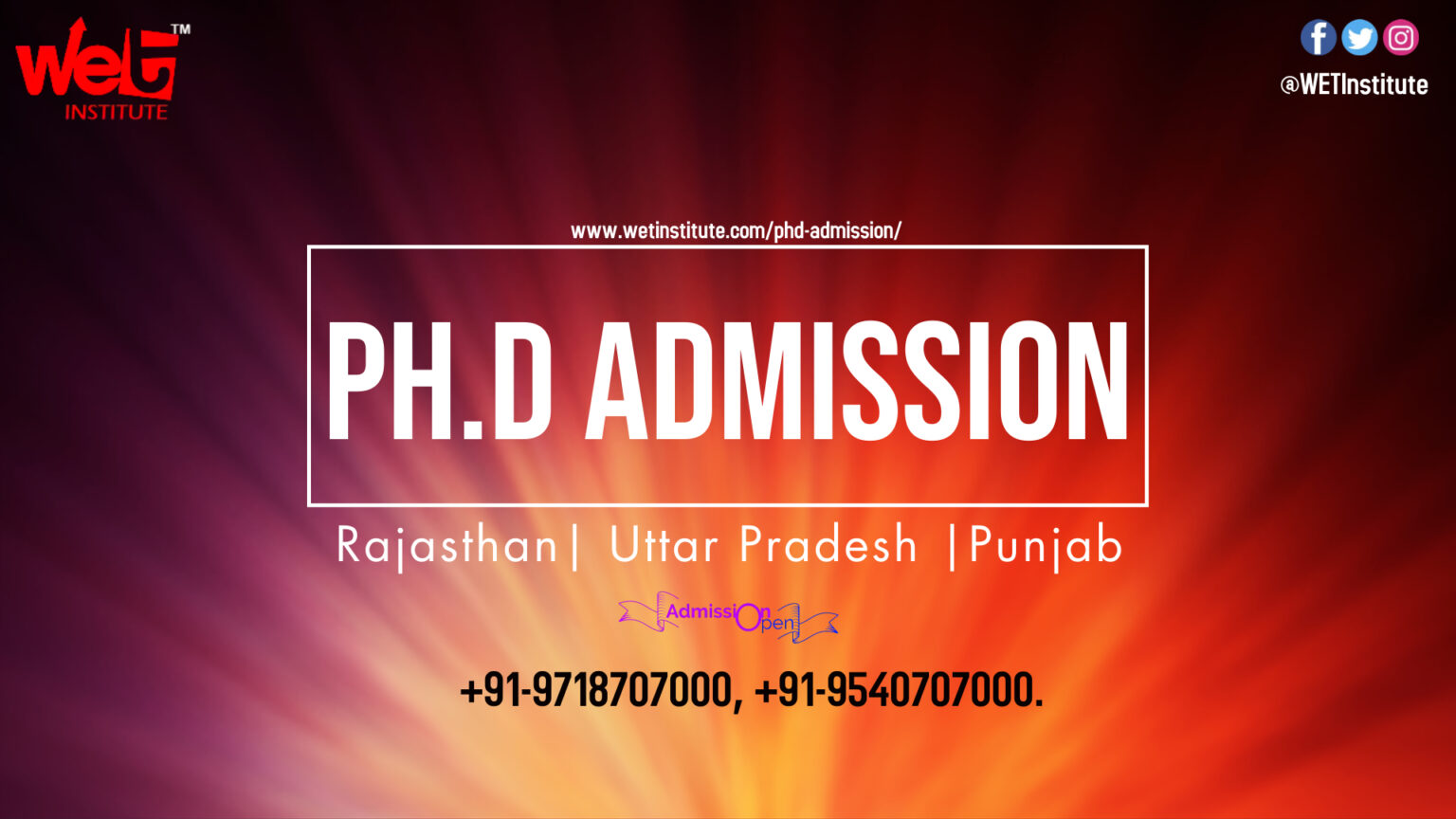 phd entrance exam apply online